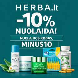 10% nuolaidos kodas HERBA.lt